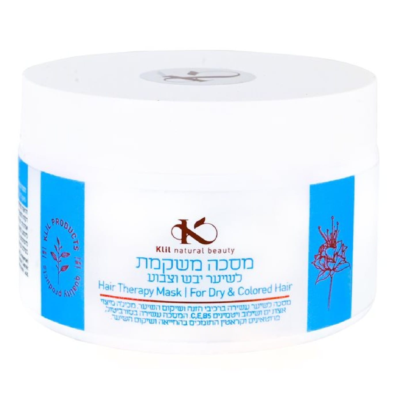 מסכה משקמת לשיער יבש וצבוע