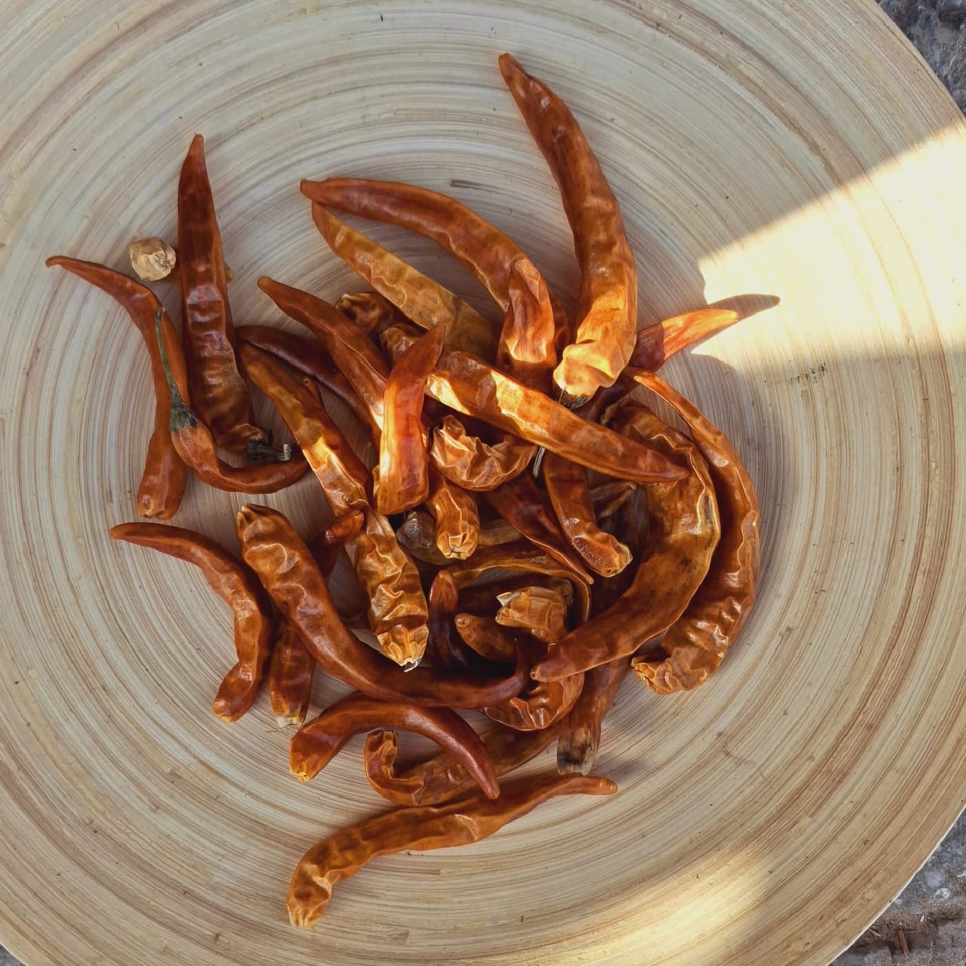 פלפל קאיין צהוב מיובש אורגני