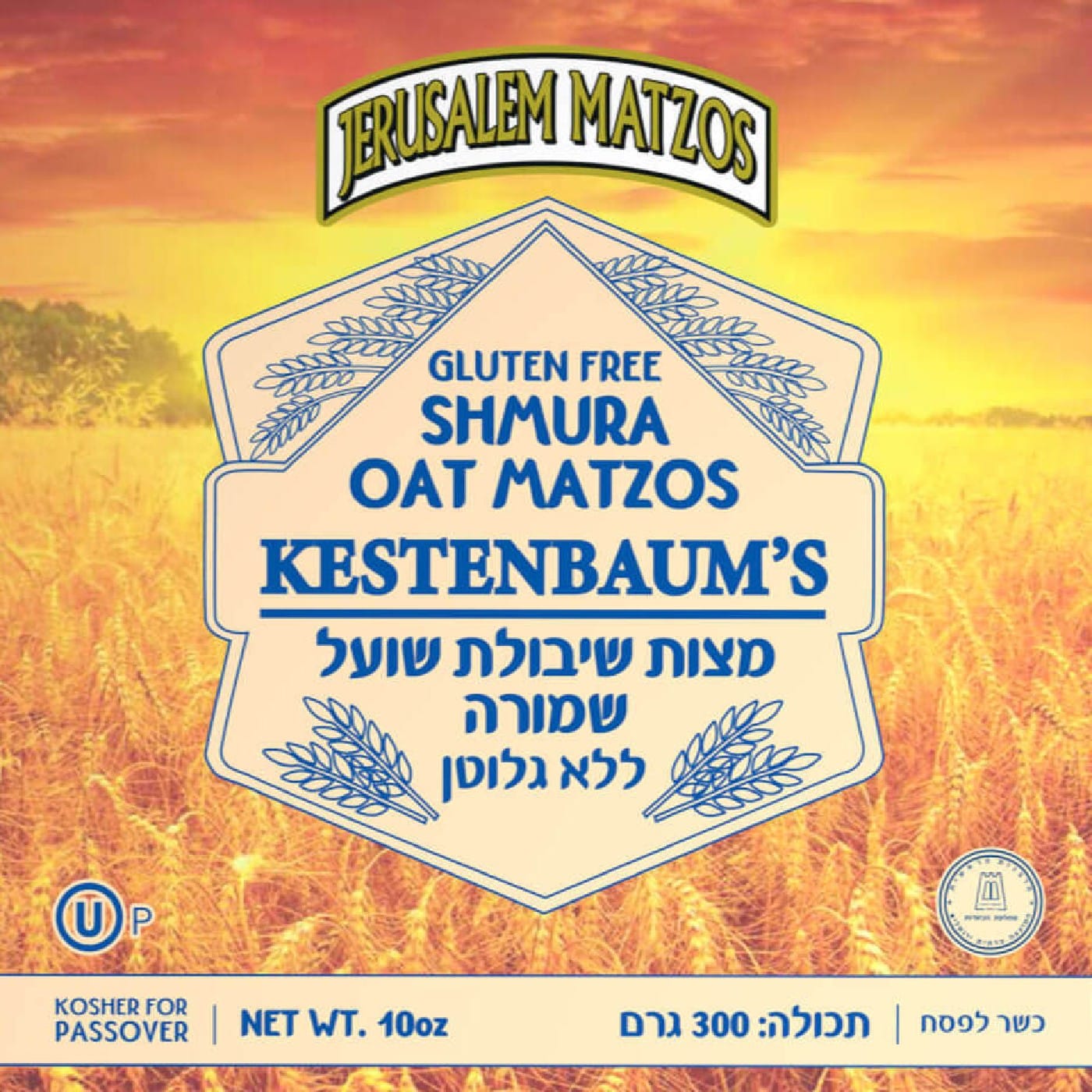 מצות שיבולת שועל שמורה ללא גלוטן