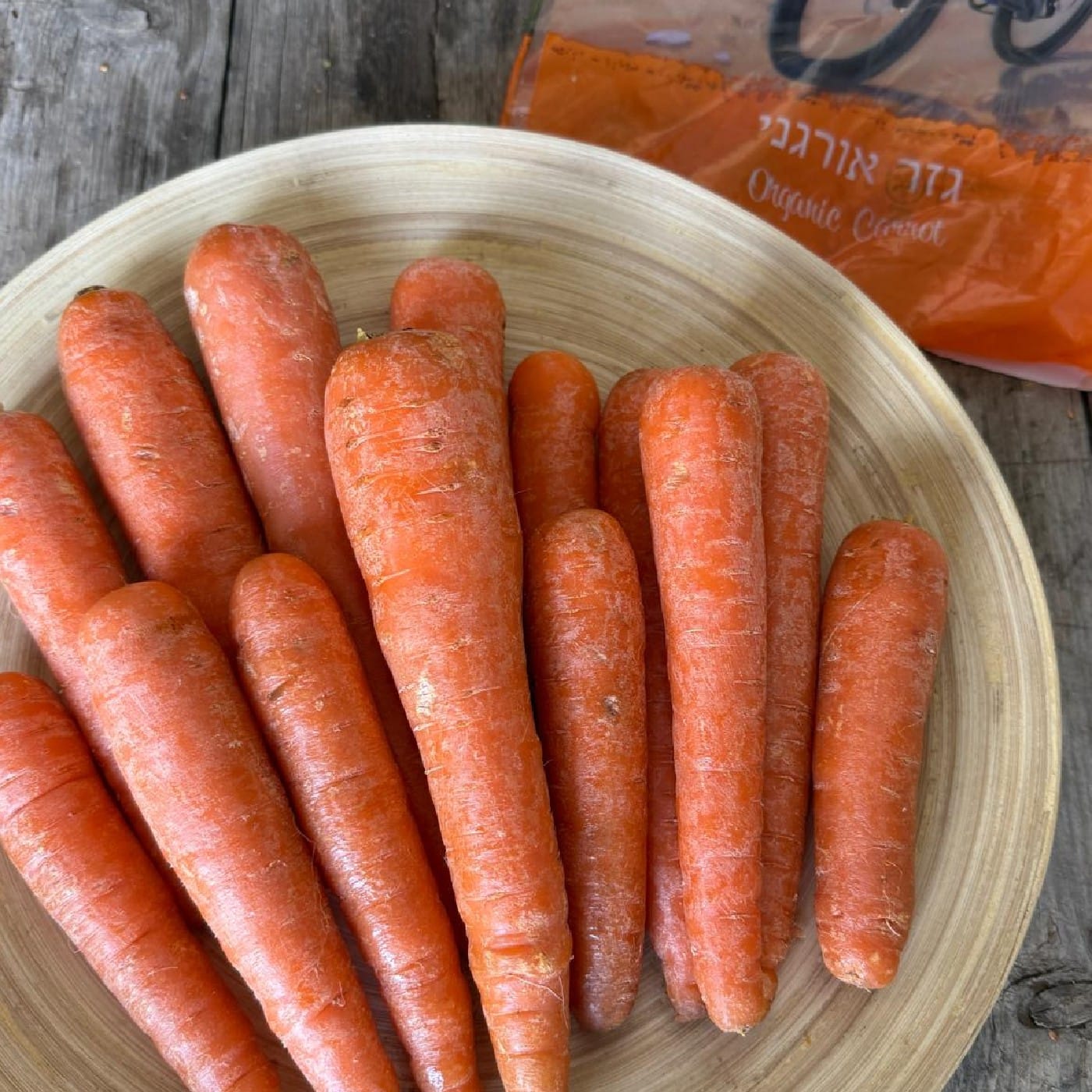 גזר כתום אורגני