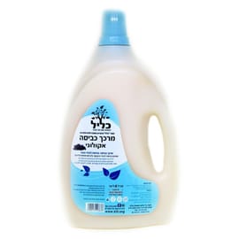 4 ליטר. רכיבים טבעיים בלבד. מתאים ל-16 כביסות ומעלה! ניתן למחזור במים אפורים. לא נוסה על בעל