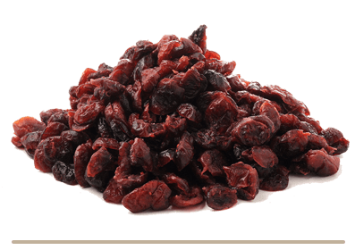 חמוציות חצויות מיובשות ברכז תפוחים