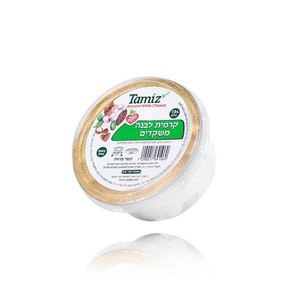 ממרח גבינה קרמית לבנה טבעוני. רכיבים טבעיים. איכותי TamiZ