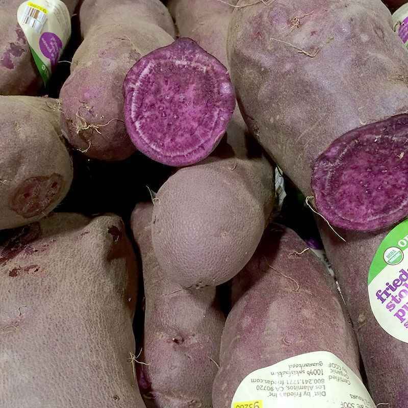 בטטה סגולה אורגנית