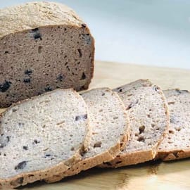 כוסמת ירוקה טרום מונבטת, סיבים תזונתיים(פסיליום), זיתים שחורים, מלח הימלאיה ורוד, סודה לשתיי