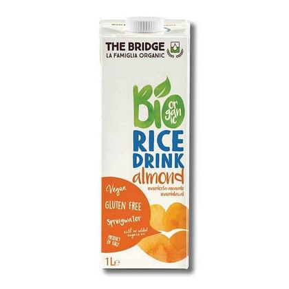 משקה אורז אורגני בתוספת שקדים - THE BRIDGE ליטר